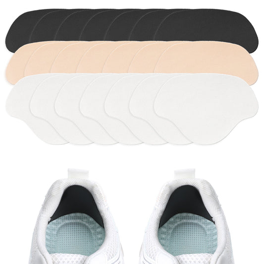 LXUEJIE 18 Pcs Shoe Hole Repair Patch, Self-Adhesive Shoe Heel Repair Patches for Sneaker Mesh Sports Tennis Work Hiking, Quick Fix for Inner Heel or Toe Holes in Walking Running Footwear