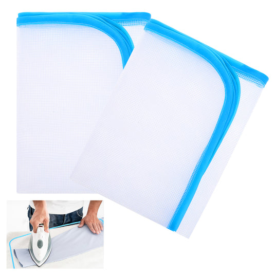BOHUIZ Protective Ironing Scorch Mesh Cloth, 2 Pack Pressing Cloth for Ironing Scorch-Saving Ironing Protector Insulation Pad for Sewing and Ironing, Ironing Cloth to Protect Clothes, 23.6×15.7 inches