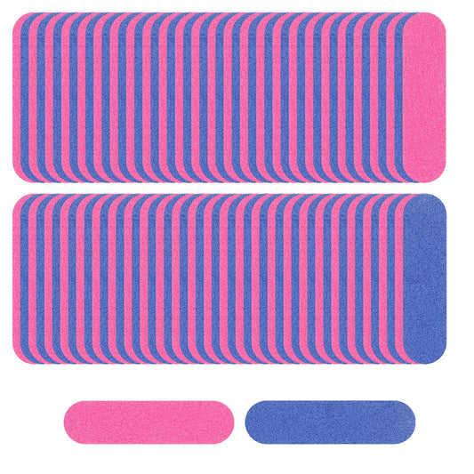 cobee 100 Pcs Nail File Professional Nail Files, 180/240 Grit Nail Files, Double Sided Emery Board Nail Styling Manicure Tools for Women Nail Care(5 x 1.3 cm)