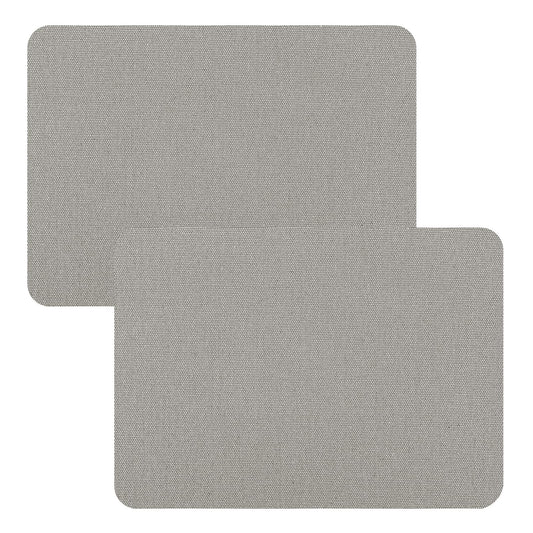 Giantree Canvas Repair Patch, 11 × 8inch 2 Pcs Waterproof Self-Adhesive Fabric Repair Patches, Strong Sticky Canvas Repair Kit for Sofas Tents Furniture Patio Tote Bags Car Seats Boat Cover(Gray)