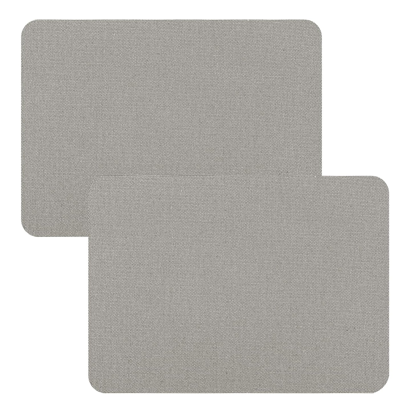 Giantree Canvas Repair Patch, 11 × 8inch 2 Pcs Waterproof Self-Adhesive Fabric Repair Patches, Strong Sticky Canvas Repair Kit for Sofas Tents Furniture Patio Tote Bags Car Seats Boat Cover(Gray)