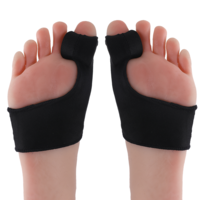 Molain 2Pcs Bunion Corrector for Women Men Big Toe Straightener, Bunion Corrector Relief Sleeve, Orthopedic Brace Big Toe Alignment, Plantar Fasciitis, Hallux Valgus Relief(Black)