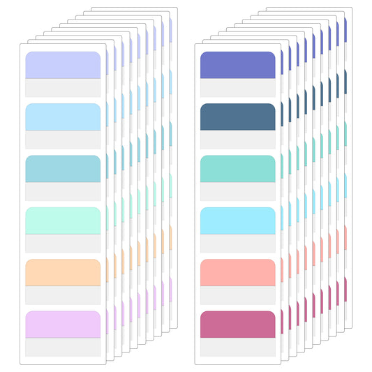 JIEYAO 120 Pcs Sticky Index Tabs, Self-Adhesive Page Markers, Pop-Up Note Flags Labels for Pages Notebooks Tabs Book Reading Tab Sticky Note Dispenser for Books Binders File Folders(1.8x1.1in)