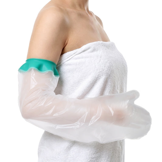 HJZHII Arm Cast Cover, Waterproof Arm Cast Cover for Shower Soft Comfortable Casts Protectors PlasterCast Waterproof Covers Reusable Plaster Casts Bag for Adult Bandages Dressing Wound Care