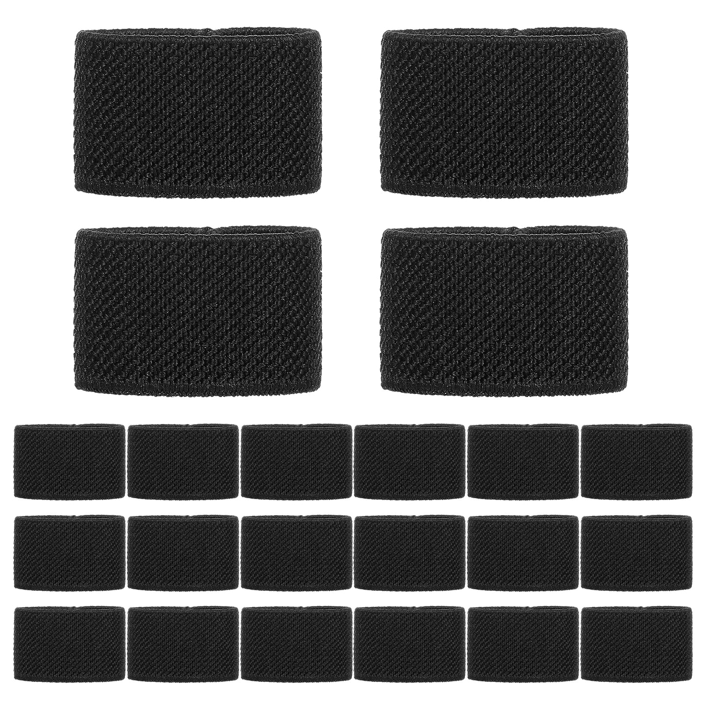Giantree 20-Pack Elastic Nylon Belt Loops, Backpack Strap Fixer, Elastic Belts Loops, Outdoor Belt Loop for 1.5" Wide Belts/Straps for Securing Belts Backpack Straps