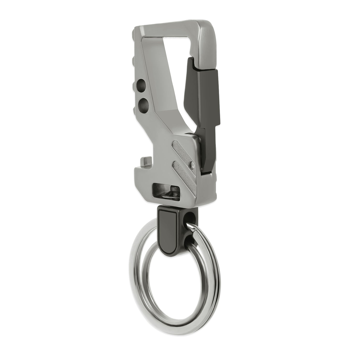 Molain Bottle Opener Keychain for Men, Heavy Duty Keychain, Metal Keyring, Key Chain for Car Keys, Keyrings for Keys, Cool Car Keychains, Key Ring Clip, Multifunctional Can Opener Keychain