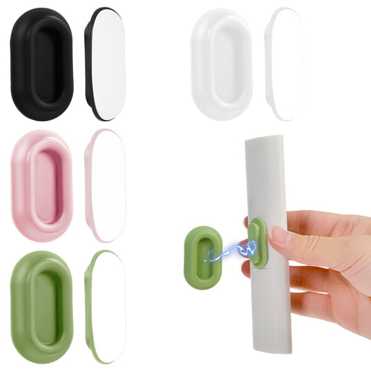 Giantree 4Pcs Remote Control Holder, Magnetic Remote Control Holder, Remote Holder Wall Mount Holder, Hole Free Remote Control Organizer Storage for TV, Fan and Air Conditioner Wall Holder(Multicolor)
