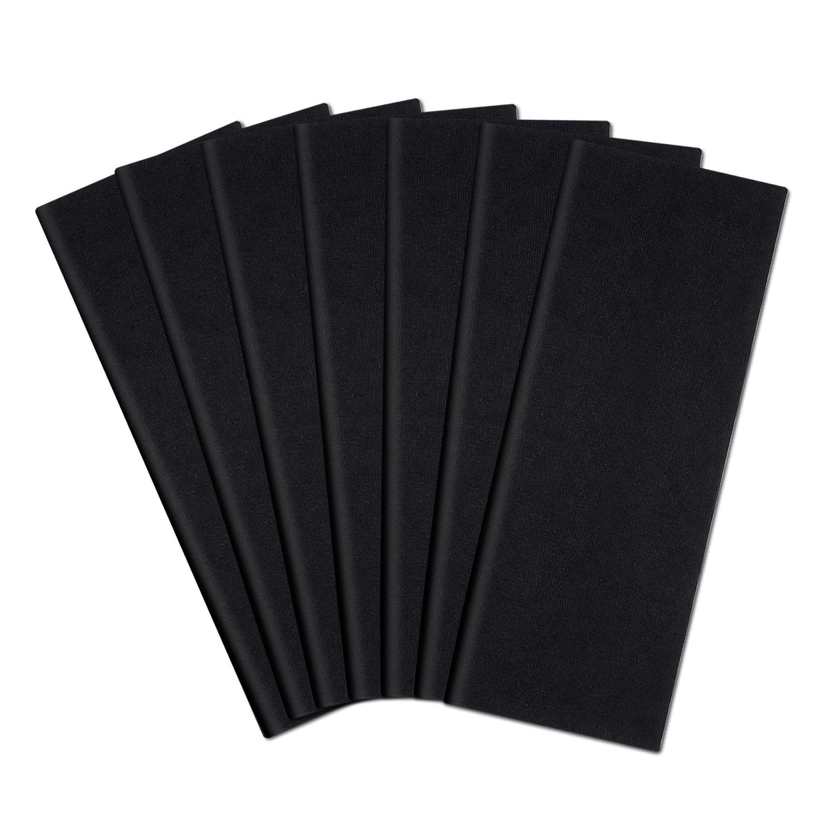 Jeffdad 7 Pcs Black Headbands for Women, Non Slip HairBand for Women's Hair