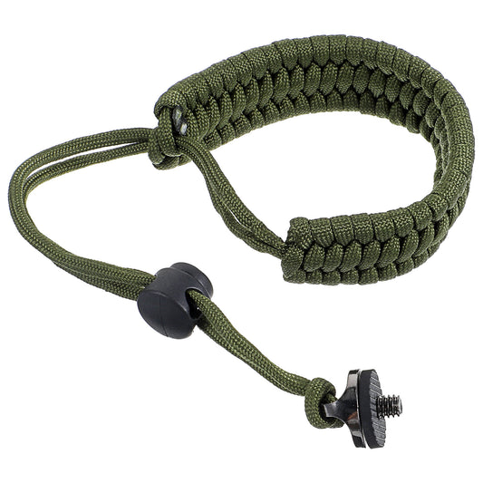 JIEYAO Adjustable Camera Wrist Strap Lanyard, Nylon Camera Wristband Strap with a 1/4" screw Quick Release Camera Hand Strap(Green)