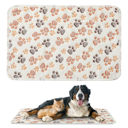 Molain Cat Dog Blanket, Soft Couch Pet Blankets Kitten Puppy Blanket (Small(24x16 In/60x40 cm), white)
