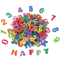 Molain 260Pcs Letter Stickers Numbers Stickers Foam Numbers Letter Stickers, Assorted Colors Self Adhesive A-Z Alphabet Stickers for DIY Crafts Scrapbooking Kids School Project Party Decorations