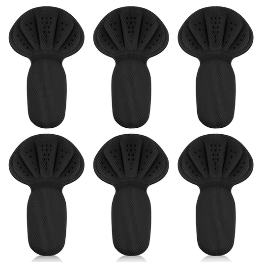 HJZHII 6PCS Adhesive Back of Heel Cushion Pads, Shoe Size Reducer Heel Grips Inserts Heels Guards Liners Heels Protectors Pads for Shoes Women Men Loose Shoes Too Big