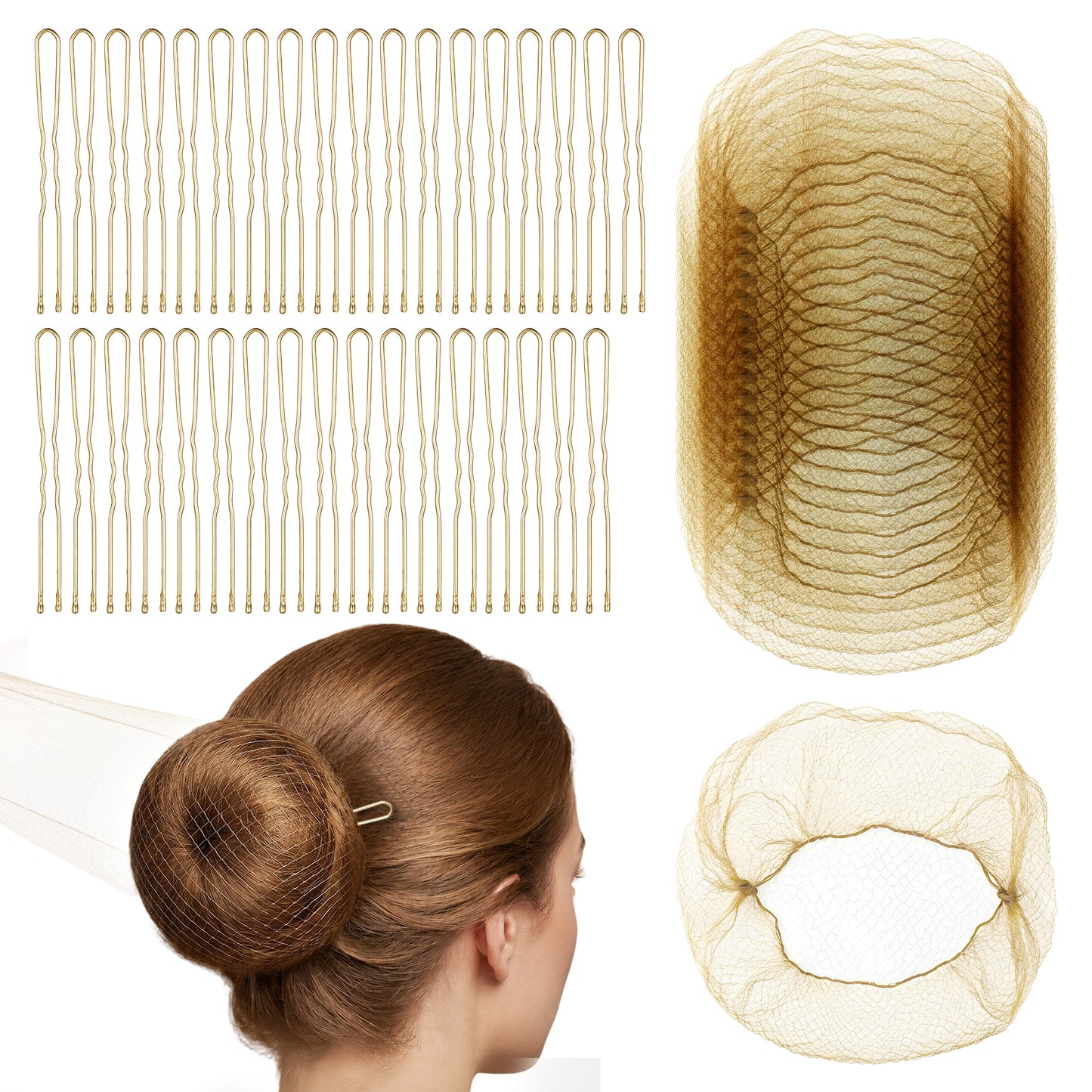 SULIKJHUI Ballet Hair Net for Buns