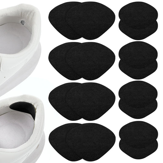 HJZHII 16PCS Shoe Heel Repair, Self-Adhesive Heel Hole Patch Shoe Hole Repair Patch Kit Sneaker Heel Repair Inside Shoe Patches for Holes for Sneaker Leather Shoes High Heels