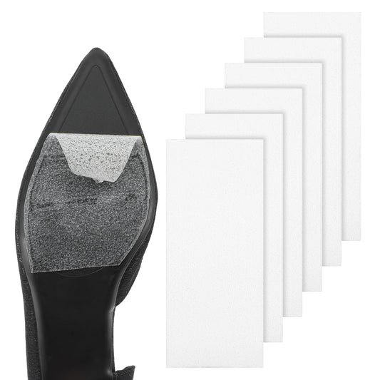 HJZHII 6 Pcs Sole Protector, Self-Adhesive High Heel Pads Sneaker Sole Protector Red Bottom Shoe Protectors Shoes Grips on Bottom Clear Soles Sticker for High Heels Anti-Slip Shoe Grip Noise Reduction