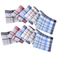 Molain Men's Handkerchiefs, 12 Pack Soft Gents Hankies Set, Mens Premium Handkerchiefs Assorted Pocket Square Hankies for Men and Women, Classic Hankie for Weddings (Multicolor)