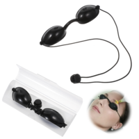 Giantree UV Goggles, Protective Goggle for Beauty Patients, Safety Glasses for Tanning, Light Therapy Goggles, Safety Glasses for Tanning Beds and Red Light Therapy, with Clear Storage Case