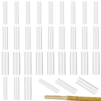 HJZHII 150Pcs Aglets for Shoelaces, 3 Sizes Clear Heat Shrink Shoelaces Sneaker Shoe Lace Shortening Repair Aglet Tips Heat Shrink Shoelace Tips for Sneakers, Running Shoes, Hoodie Rope Heads, Boots