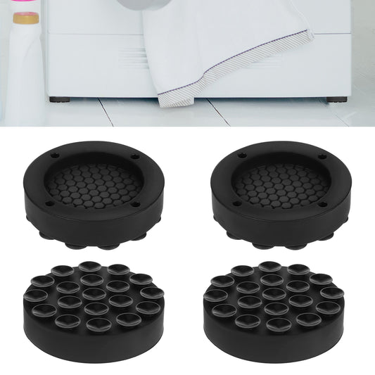 AOZUO Anti Vibration Pads for Washing Machine, 4pcs Washing Machine Anti-Slip Stabilizer Support Feet Mat Vibration Pads Pedestals for Prevent Washer and Dryer Set from Walking and Reduce Noise