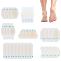 LXUEJIE 32 Pieces Blister Bandages for Feet, Hydrocolloid Bandages Waterproof Gel Foot Blister Pads for Protective Toe Heel Blisters Prevention