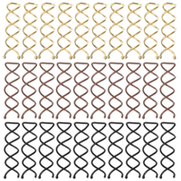 JJUNW 30 Pcs Spiral Hair Pins, Stylish Bun Bobby Pins, Spiral Bobby Pins Hair Pins Corkscrew Hairpins For Curls Buns DIY Hairstyles Hair Accessories