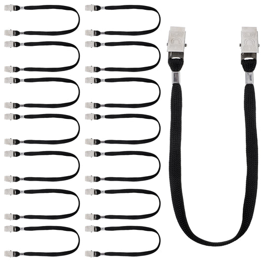 MBAIYO 15 Pcs Hat Clips for Wind, Hat Windy Clips for Boating Adjustable Windproof Hats Strap Clip Hats Rides Cap Retainer for Baseball Cap Fishing Camping Outdoor Activities Black