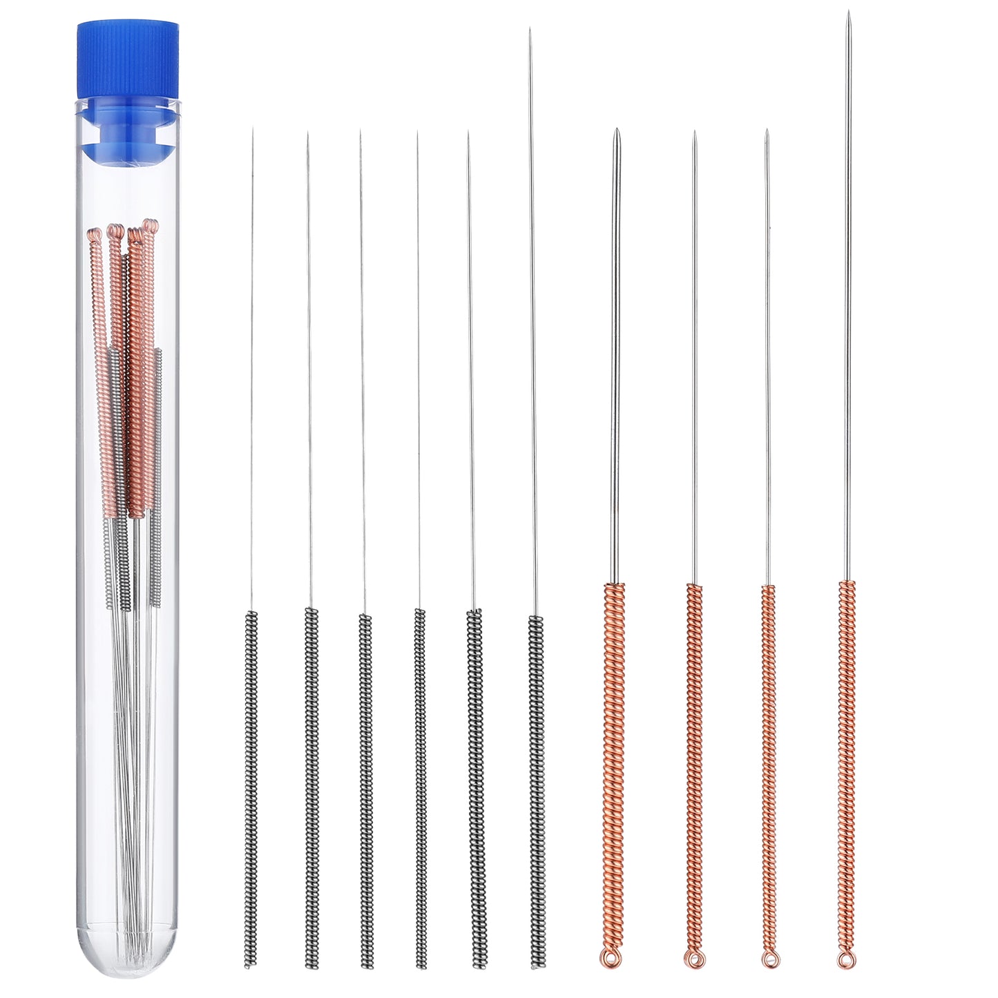 Giantree 10 Pieces 3D Printer Nozzle Cleaning Kit, Stainless Steel Nozzle Cleaning Needles, 3D Printer Tool Kit, 0.16/0.2/0.25/0.3/0.35/0.4/0.45/0.5/0.6/0.8mm for 3D Printer Accessories