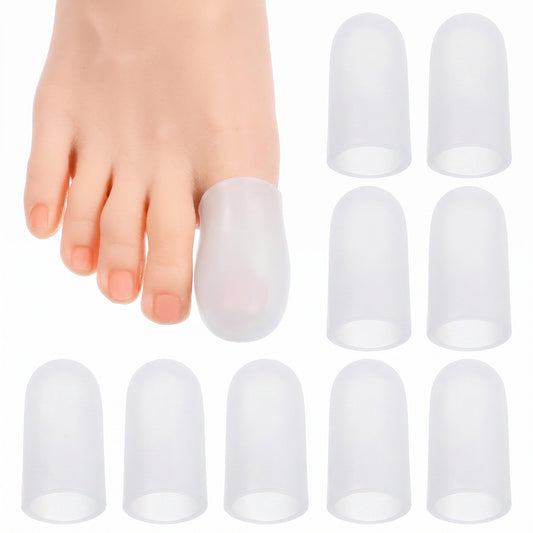 JIEYAO 10 Pack Gel Toe Caps and Protectors, Soft Gel Toe Protectors