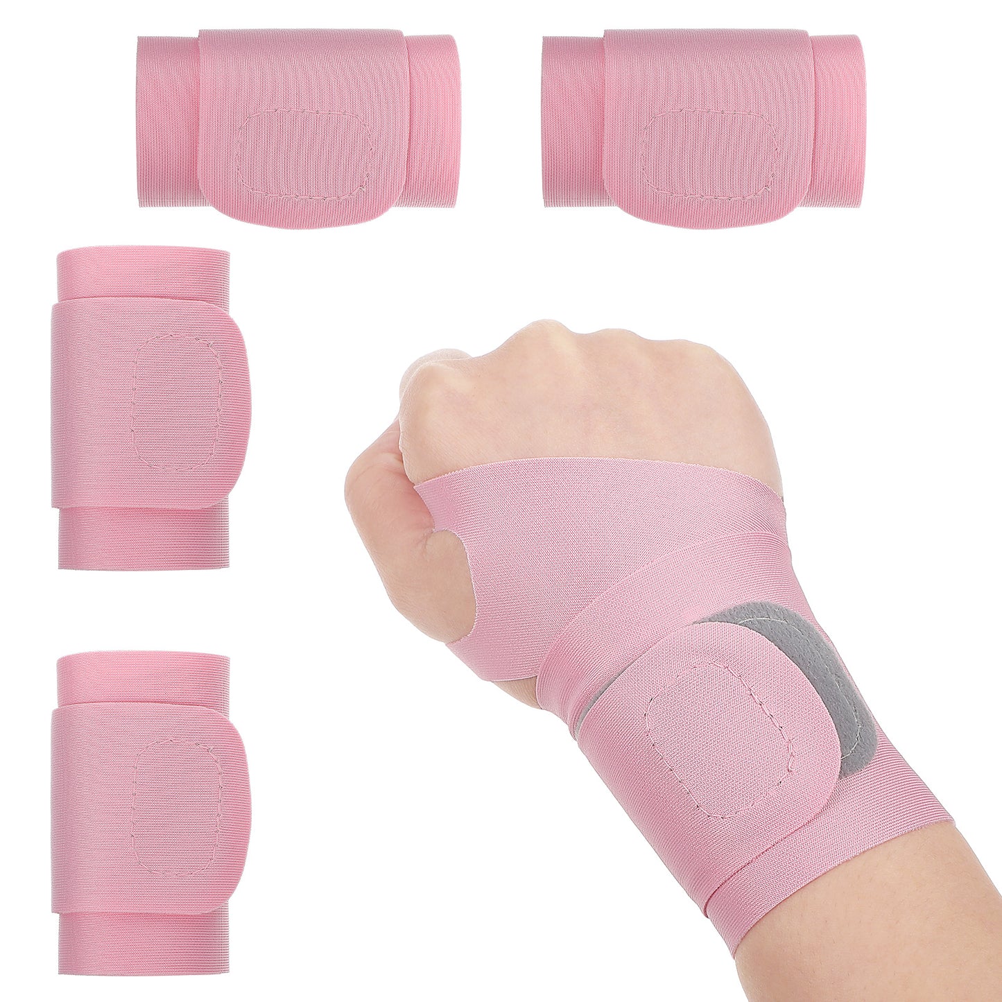 TIESOME 4 Pack Thin Compression Wrist Brace