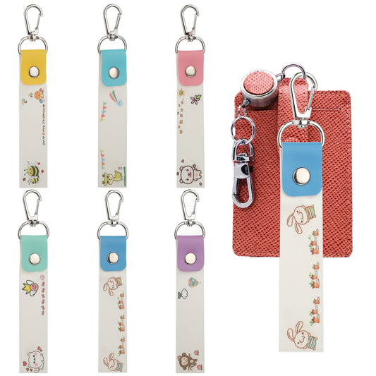 Giantree 6 Pieces Personalized Name Tag Hooks Child ID Daycare Labels Name Tags Tags Backpack Name Water Bottle Name Tag Backpack Name Tags for Kids