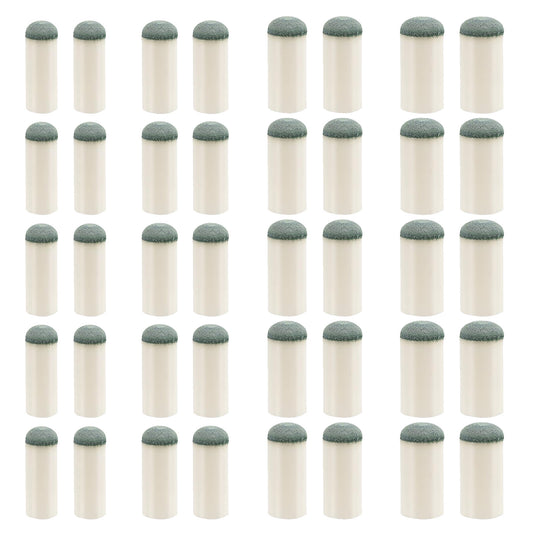 LIQWEI 40 Pcs Slip On Pool Cue Tips, 4 Sizes 9mm/10mm/12mm/13mm Tacos De Billar, Pools Stick Tip Pools Table Accessories Pool Cue Tips Replacement Kit
