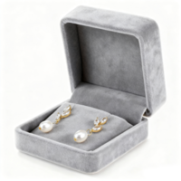 MBAIYO Velvet Earring Gift Box, Elegant Small Jewelry Presentation Case for Stud Earrings Storage, Perfect Wedding Anniversary Birthday Gift