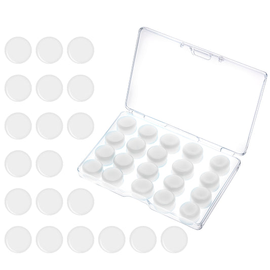 LIQWEI 20 Pcs Silicone Ear Plugs for Sleeping, Soft Moldable Silicone Earplugs for Sleep, Noise Cancelling Reduction Earplugs for Swimming, Travel, Snoring, Concerts, Airplane, Motorcycle, Musicians