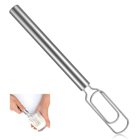 LXUEJIE Danish Dough Whisk for Sourdough Starter, 12" Stainless Steel Sourdough Starter Spatula & Dough Mixer, Bread Whisk for Cooking, Whisking, Sourdoughs, Pizza, Dishwasher Safe