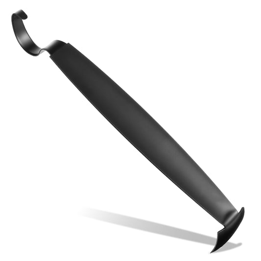 Andibro Trimming Tools Pottery, Professional Double Ended Ceramic Tool for Clay Sculpting, 1 Piece Stainless Steel Sharpened Tool for Potters, Black