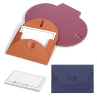 HJZHII 20 Set Mini Gift Card Envelopes, Handmade Seed Envelope with Greeting Cards Small Gift Card Envelopes with Heart Clasp Blank Envelope with Cards for Thanksgiving Wedding Party Invitation