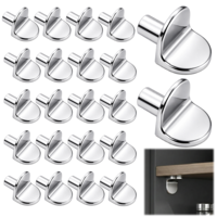 JJUNW 60Pcs Shelf Support Pegs, L-Shaped Shelf Pins, Kitchen Shelfs Pegs Kitchens Cupboard Shelfs Supports, Shelving Brackets for Kitchen Cupboard, Bookshelf and Cabinet Support