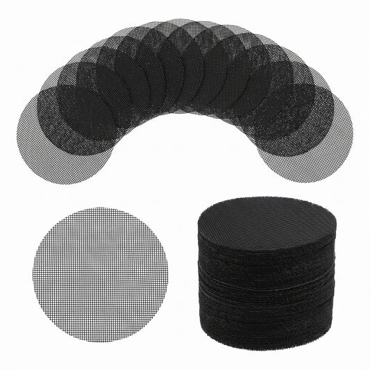 Amabro 200Pcs Flower Pot Mesh Pad, 4 Inch Drainage Mesh for Plant Pots Dia 5cm and 10cm Garden Drainage Grid Mat Improves Ventilation and Waterlogging Prevent Soil Loss Ant(Square)