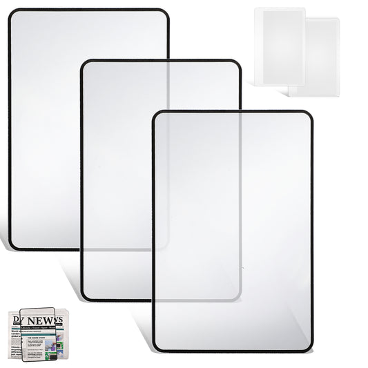 Giantree Page Magnifying for Reading, Magnifying Sheet, Reading Magnifier for Books Lightweight Full Page Magnifier, Magnifying Glass for Elderly and People with Low Vision Reading