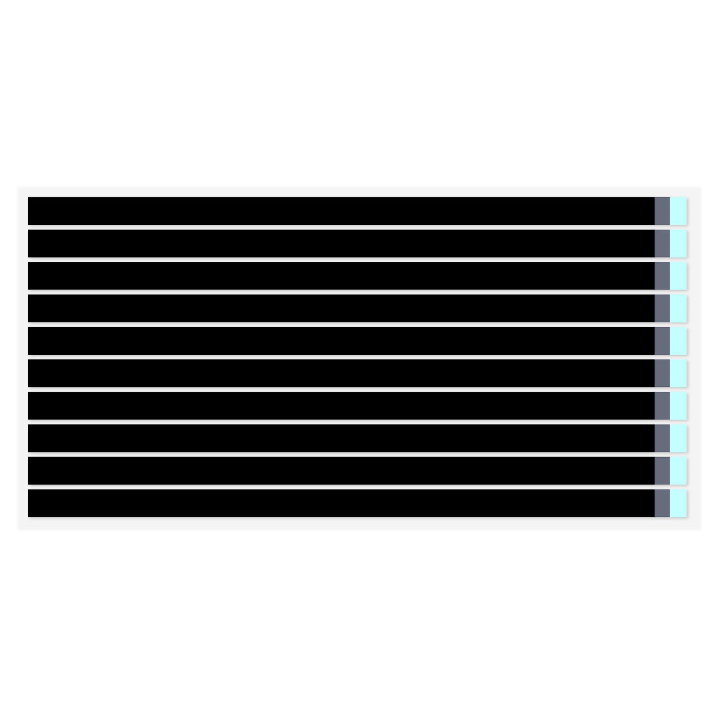 Giantree 10 Pcs Screen Repair Tape, Laptop Screens Double Sided Tapes Replacement, Black Pull Tab Stretch Tape for Tablets Mobile Phone Laptop LCD Screen Case Repair (No Handle 200mm)