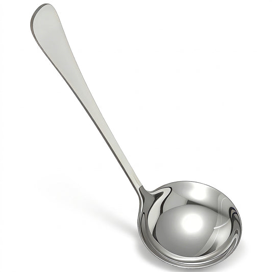 IANFAN Gravy Ladle, 7.1 Inch Small Ladle Stainless Steel Sauce Soup Ladles Silver Gravy Soup Ladles Kitchen Utensil for Spooning GravySauce Soups