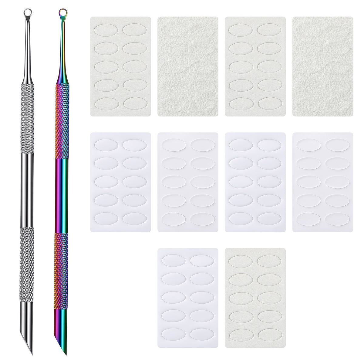 simarro 12Pcs Dual Ended Cuticle Remover Set Pre Treatment Cuticle Pusher