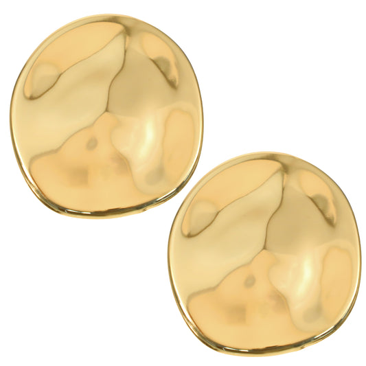 LIQWEI 2Pcs Fashion Gold Brooch Pins, Irregular Round Brooch Pins, Gold Brooches for Women Vintage Geometric Metal Corsage, Simple Brooches Lapel Pin for Coat Sweater Scarves Shawl Decoration