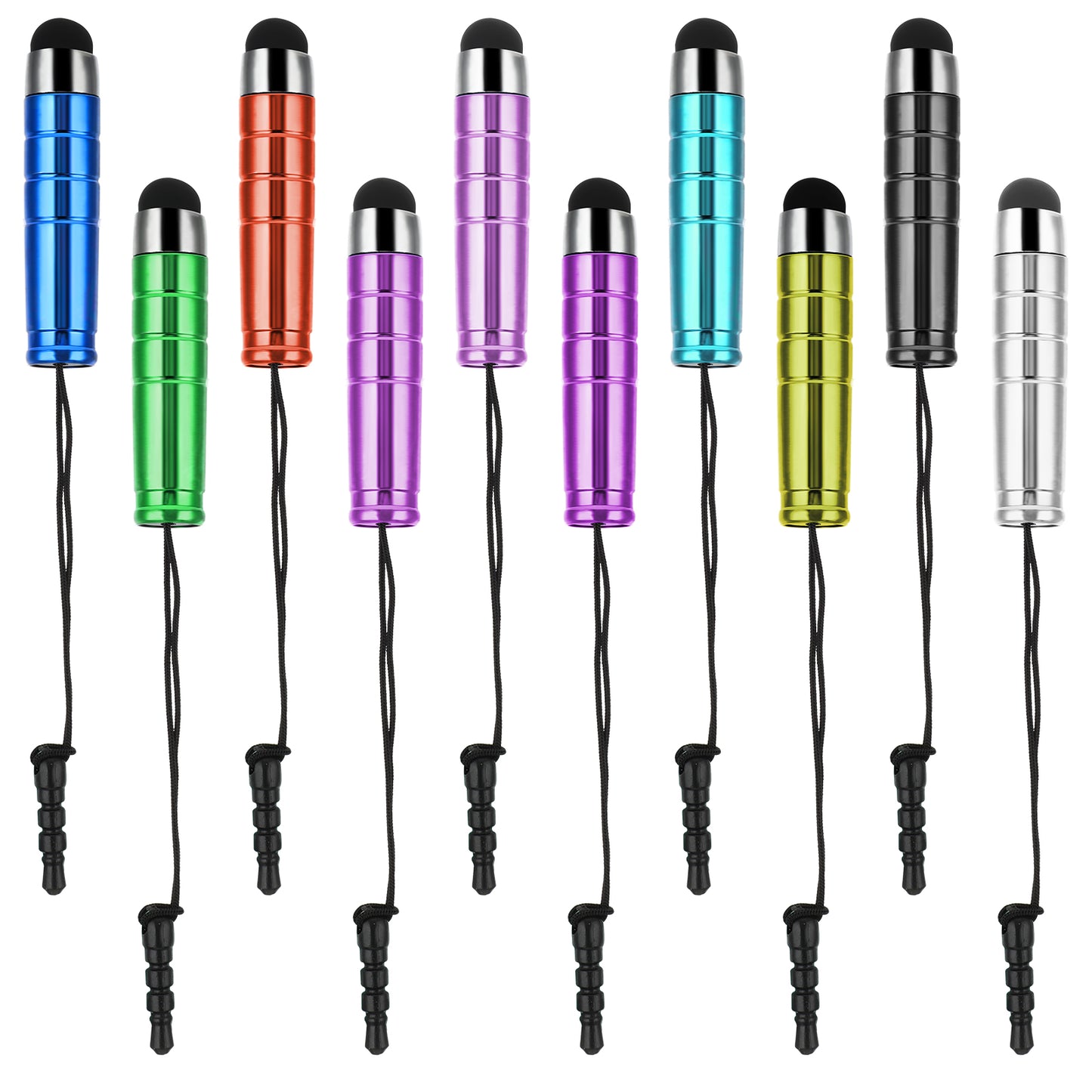 HJZHII Stylus Pens for Touch Screens, Mini Stylus Touch Pen Short Stylus Pen Sets for Tablets Smartphones Mobile Phone All Universal Touchscreen Devices, 10pcs