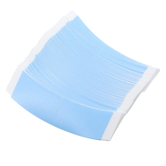 BOHUIZ 50 Pcs Lace Front Tape for Wigs, Waterproof Double Sided Wig Tape Strong Adhesive Wig Glue for Hairpieces Toupee and Hair Extensions Wig Adhesive Tape for Lace Wigs