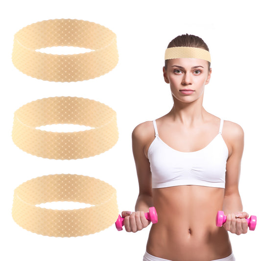 Bewudy 3 PCS Adjustable Silicone Wig Headband Grip, Women Men Wig Grip Band Adjustable Elastic Fixed Non-Slip Wigs Straps (Black, White, Skin Color)