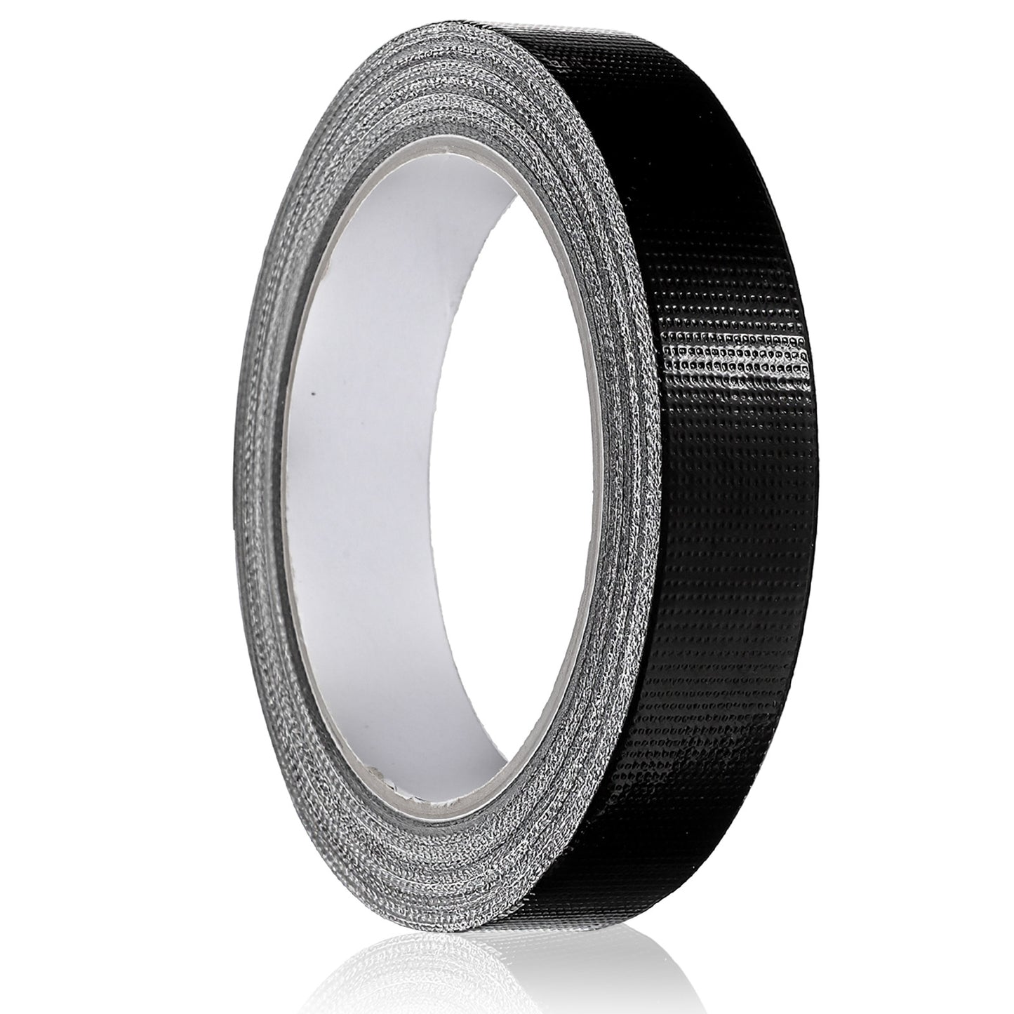 DOPENSPI Black Gaffer Tape, 2cm x 20m Adhesive Cloth Repair Tape Heavy Duty Duct Tapes Self-Adhesive Gaffer Tapes Non-Reflective for Stage Studio Photography Carpet Sealing DIY Craft Repair