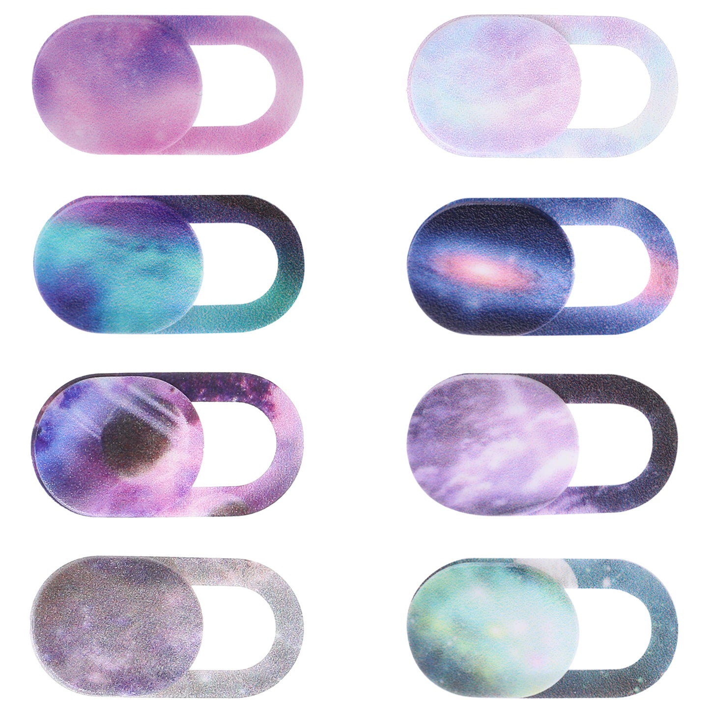 JIYIN 8PCS Laptop Camera Cover Slide, Starry Sky Webcam Cover Slide Phone Camera Cover, Ultra-Thin Computer Camera Cover Slide Blocker Slider Privacy Cover for Laptop Desktop PC Tablet(Starry Sky)