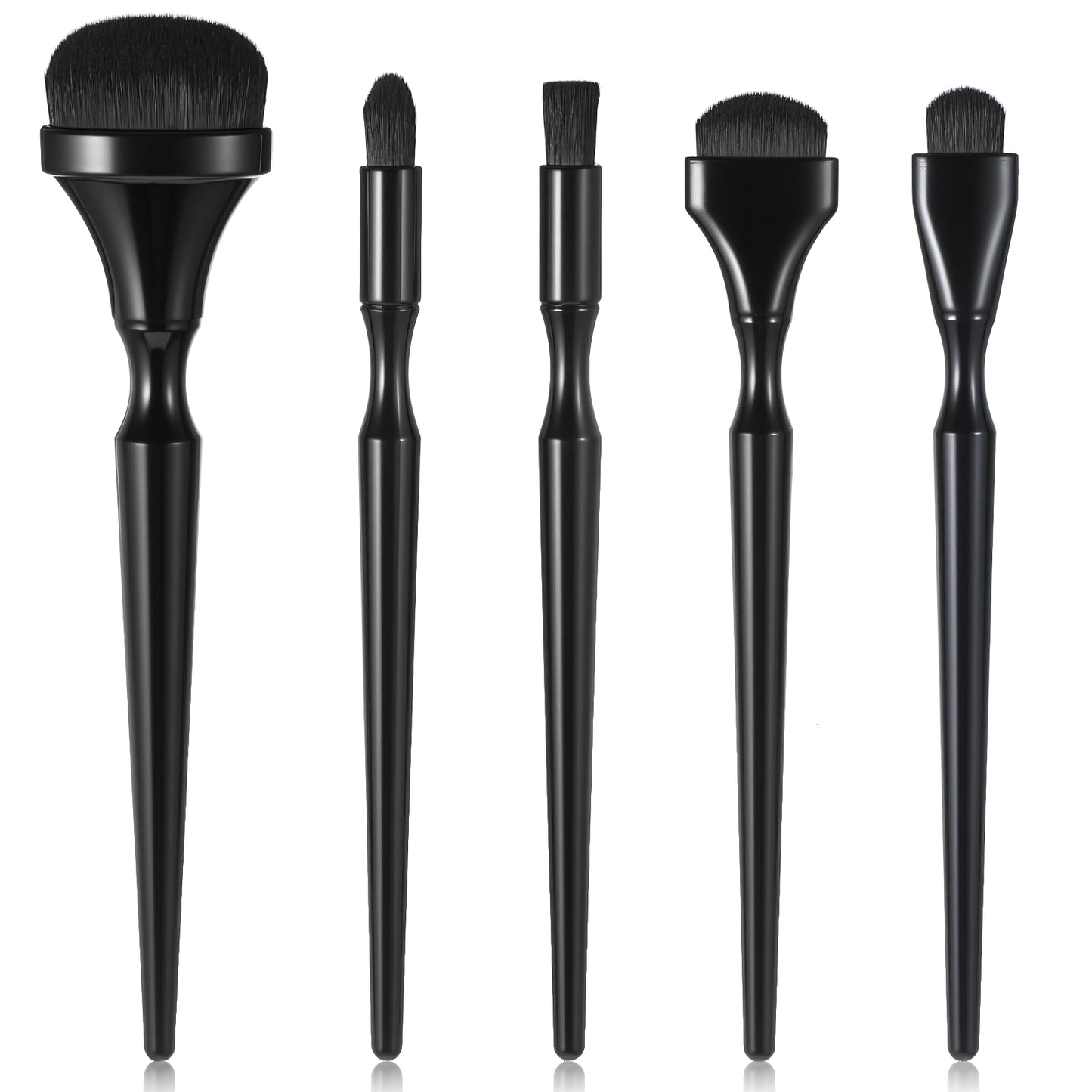 Yuanchu 5 Pcs Blending Brushes, Art Painting Brushes for Acrylic Charcoal