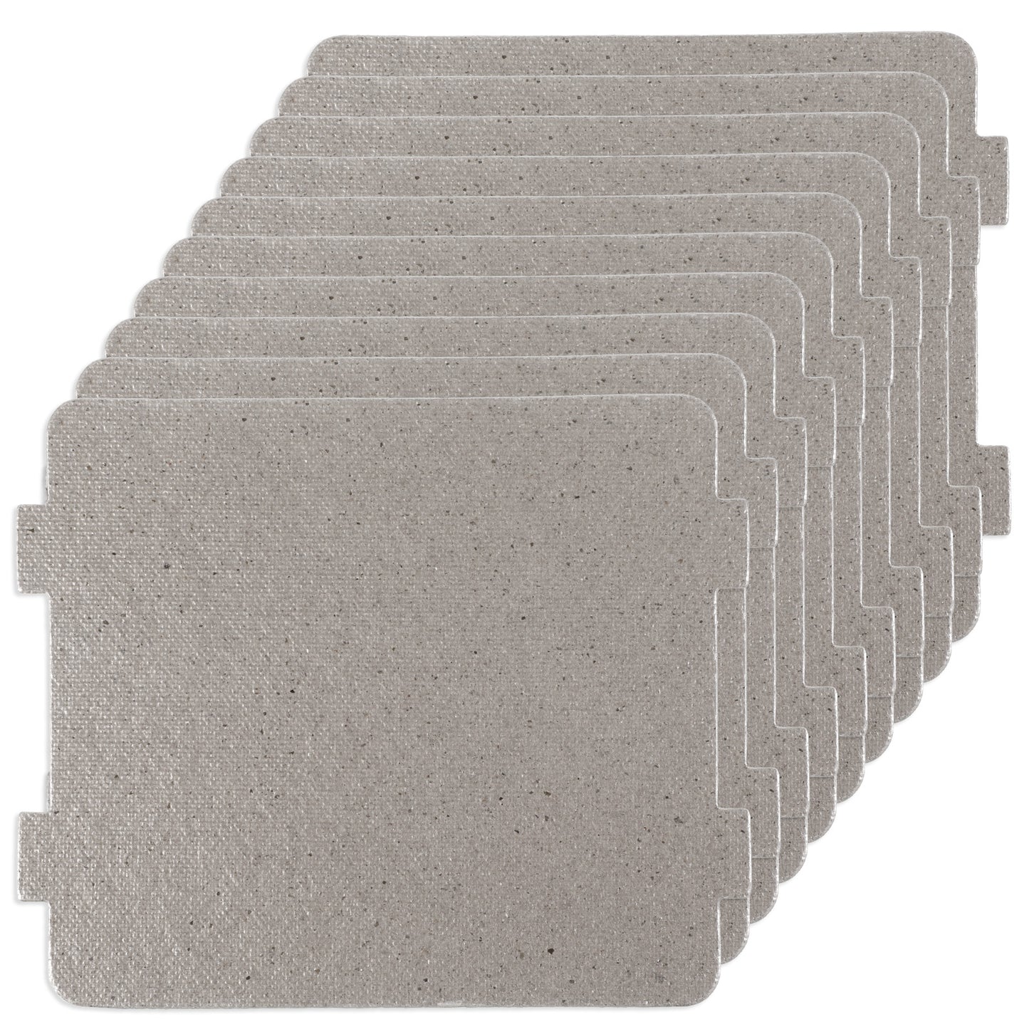 HJZHII 10 PCS Microwave Oven Waveguide Cover Universal Mica Plates Sheets Waveguide Cover Mica Plates Sheets Replacement Thick Heat Insulation Board for Compatible with Microwaves Repairing Part